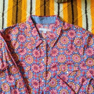 Vintage 60's Button-Up ☮️